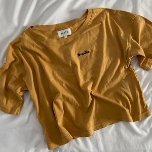 “Breathe” Cotton T-Shirt by Mate the Label